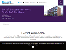 Tablet Screenshot of diakonie-grafschaft.de